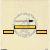 Marine Fire Sign, IMO Fire Control Symbol: 'B' Class Self Closing Sliding Fire Door